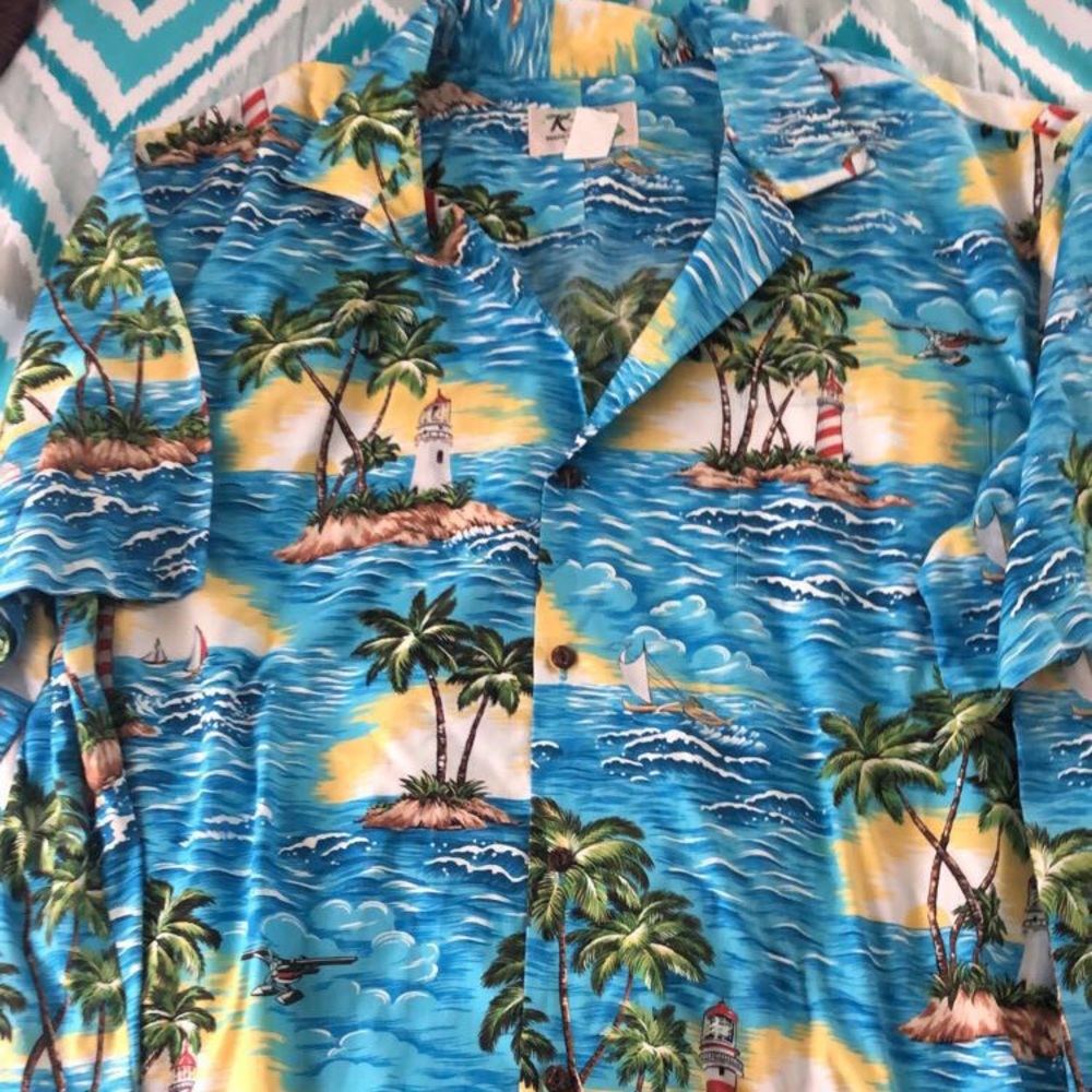 Hawaiian button down